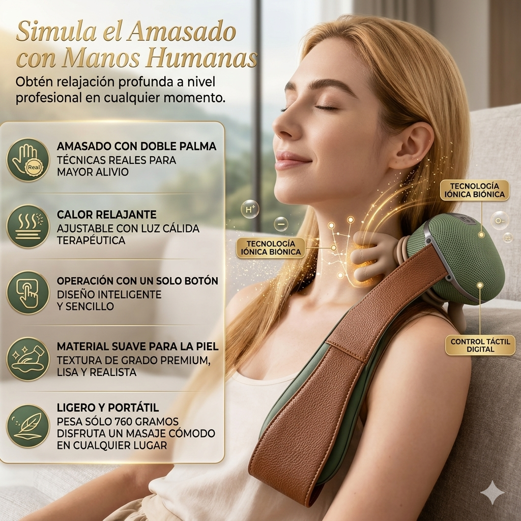 masajeador cervical y corporal