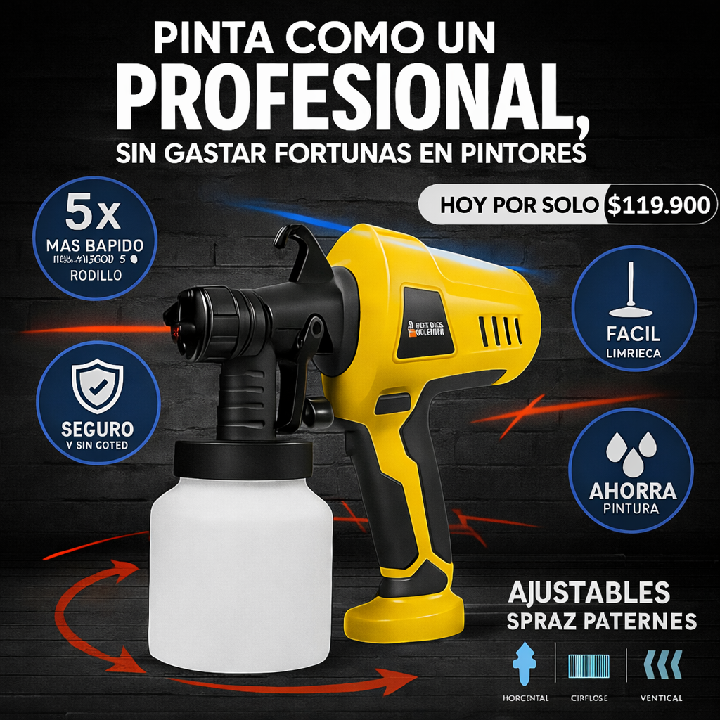 Pistola de Pintura Pulverizadora