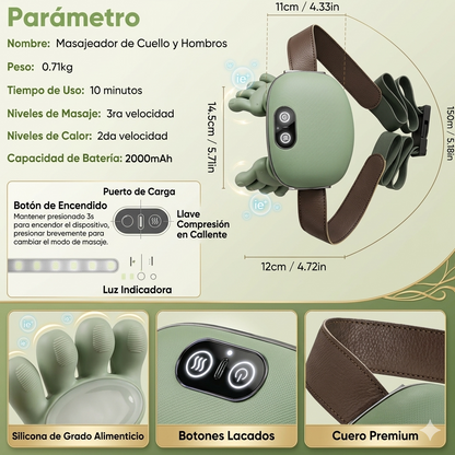 masajeador cervical y corporal
