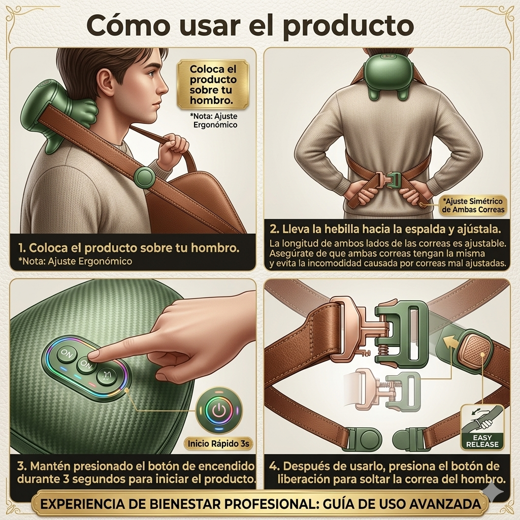 masajeador cervical y corporal